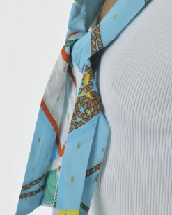 La Piscine Paris Haut en maille à col foulard Edward Achour*Femme Tops