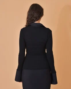 La Piscine Paris Haut en tissu modal, cachemire et stretch Nostra Santissima*Femme Tops