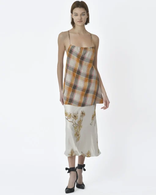 La Piscine Paris Haut tartan Diega*Femme Tops
