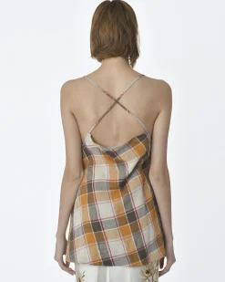 La Piscine Paris Haut tartan Diega*Femme Tops