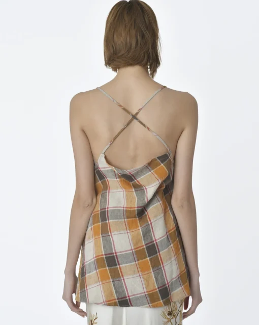 La Piscine Paris Haut tartan Diega*Femme Tops
