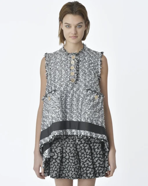 La Piscine Paris Haut tweed Edward Achour*Femme Tops