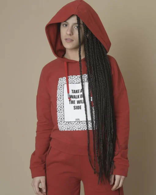 La Piscine Paris Hoodie à motifs animaliers Jijil*Femme Sweats