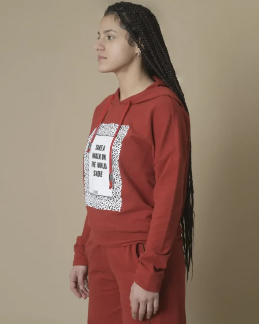 La Piscine Paris Hoodie à motifs animaliers Jijil*Femme Sweats