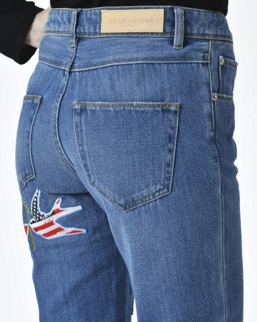 La Piscine Paris Jean foncé "No Walls Between Us" Each X Other*Femme Jeans|Bas Femme