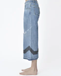 La Piscine Paris Jean denim effet déchiré Maurizio Massimino*Femme Jeans|Bas Femme