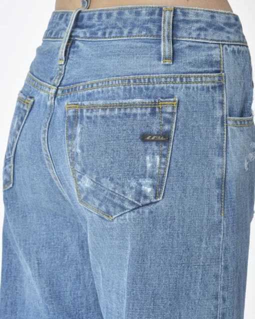 La Piscine Paris Jean denim effet déchiré Maurizio Massimino*Femme Jeans|Bas Femme