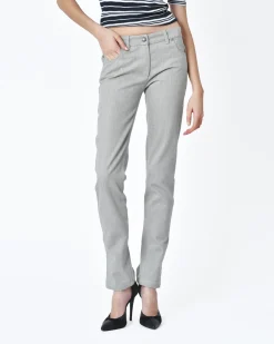 La Piscine Paris Jean denim gris Balenciaga*Femme Jeans|Bas Femme