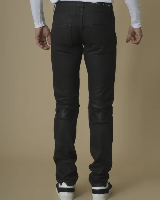 La Piscine Paris Jean destroy biker Philipp Plein*Homme Jeans