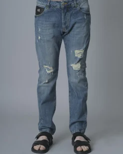 La Piscine Paris Jean droit à déchirure John Richmond*Homme Jeans