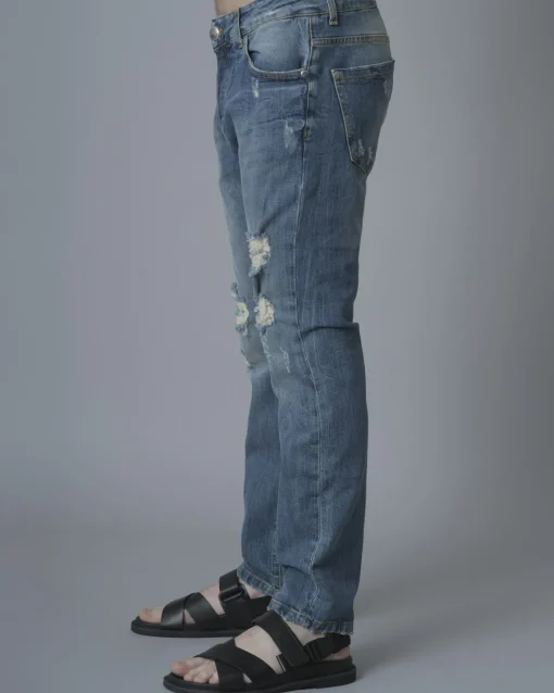 La Piscine Paris Jean droit à déchirure John Richmond*Homme Jeans