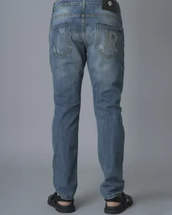 La Piscine Paris Jean droit à déchirure John Richmond*Homme Jeans