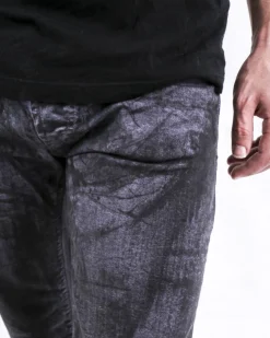 La Piscine Paris Jean droit en coton effet taché Each Other*Homme Jeans