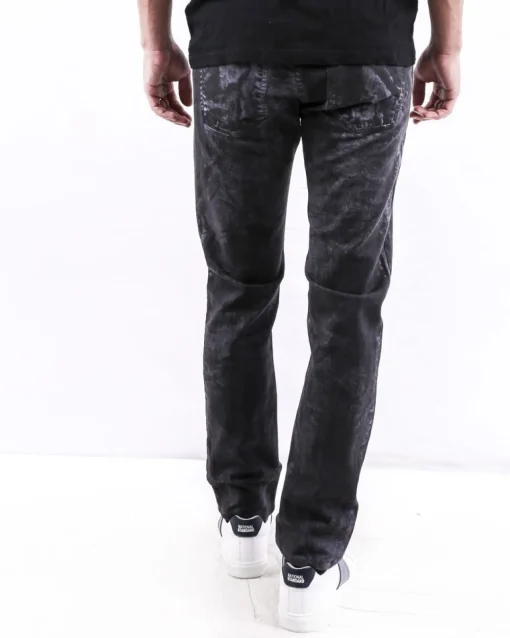 La Piscine Paris Jean droit en coton effet taché Each Other*Homme Jeans