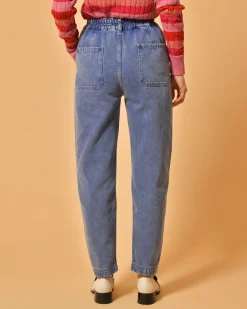 La Piscine Paris Jean en coton fuselé Chloé Stora*Femme Jeans|Bas Femme