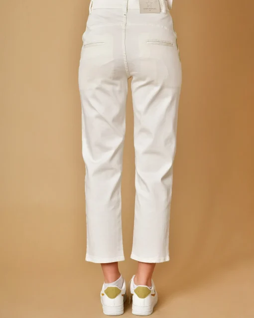 La Piscine Paris Jean en coton imprimés feuilles Lorena Antoniazzi*Femme Pantalons|Bas Femme