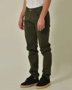 La Piscine Paris Jean en coton kaki slim AT.P.CO*Homme Jeans