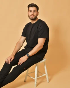 La Piscine Paris Jean en coton et détails rouges Ksubi*Homme Pantalons