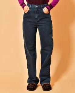 La Piscine Paris Jean en coton évasée Chloé Stora*Femme Jeans|Bas Femme