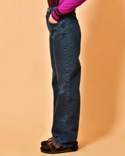 La Piscine Paris Jean en coton évasée Chloé Stora*Femme Jeans|Bas Femme