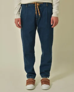 La Piscine Paris Jean fuselé en coton à pinces Daniele Alessandrini*Homme Jeans