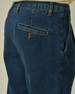 La Piscine Paris Jean fuselé en coton à pinces Daniele Alessandrini*Homme Jeans