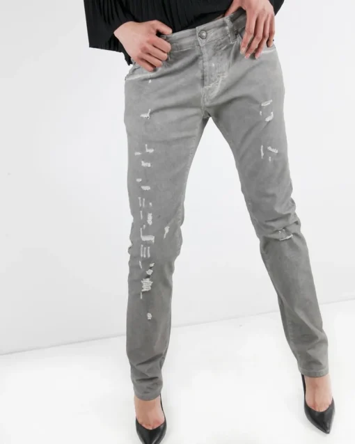 La Piscine Paris Jean délavé à effet dechiré Balmain*Femme Jeans