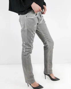 La Piscine Paris Jean délavé à effet dechiré Balmain*Femme Jeans