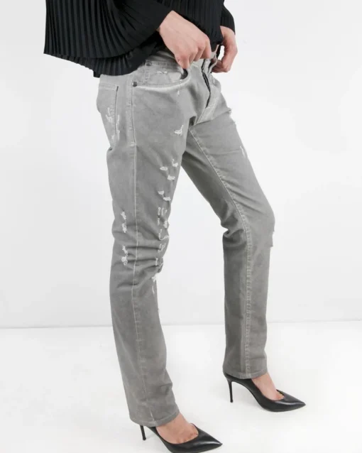 La Piscine Paris Jean délavé à effet dechiré Balmain*Femme Jeans