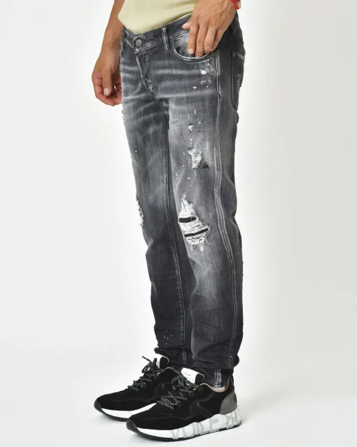 La Piscine Paris Jean slim effet délavé Dsquared2*Homme Jeans
