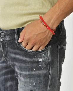 La Piscine Paris Jean slim effet délavé Dsquared2*Homme Jeans