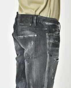 La Piscine Paris Jean slim effet délavé Dsquared2*Homme Jeans