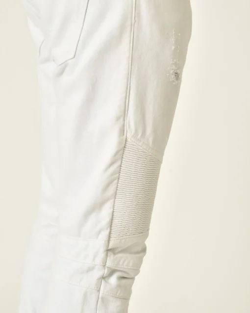 La Piscine Paris Jean motard en coton Philipp Plein*Homme Jeans