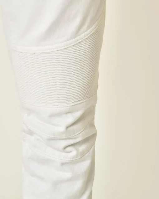 La Piscine Paris Jean motard en coton Philipp Plein*Homme Jeans