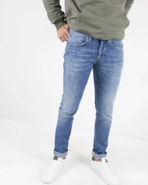 La Piscine Paris Jean skinny en coton clair Dondup*Homme Jeans