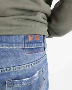 La Piscine Paris Jean skinny en coton clair Dondup*Homme Jeans
