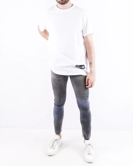La Piscine Paris Jean skinny en coton effet tâché Each Other*Homme Jeans