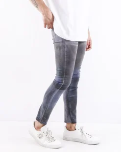 La Piscine Paris Jean skinny en coton effet tâché Each Other*Homme Jeans