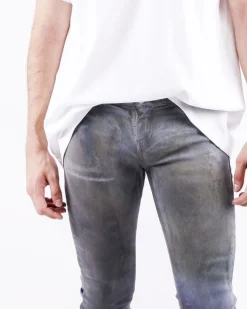 La Piscine Paris Jean skinny en coton effet tâché Each Other*Homme Jeans