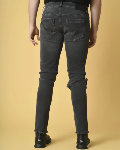 La Piscine Paris Jean skinny en coton à déchirure Dondup*Homme Jeans