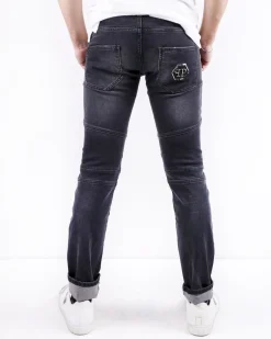 La Piscine Paris Jean skinny matelassé Philipp Plein*Homme Jeans