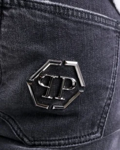 La Piscine Paris Jean skinny matelassé Philipp Plein*Homme Jeans