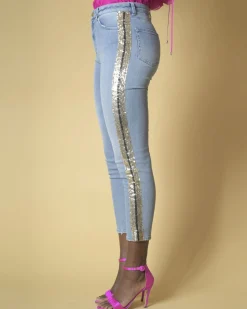 La Piscine Paris Jean skinny raccourci Space Simona Corsellini*Femme Jeans