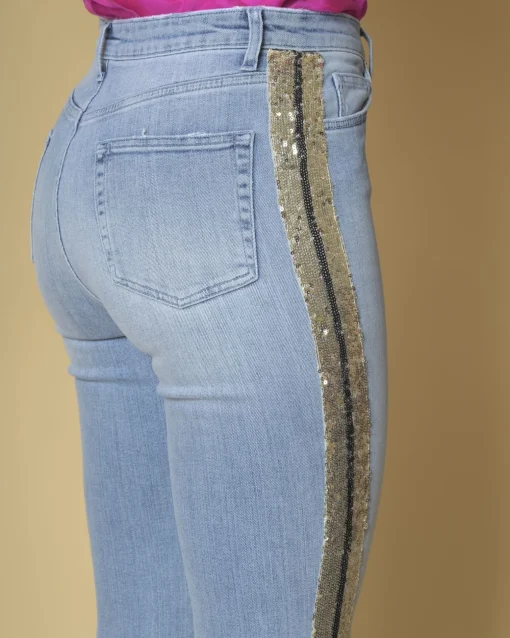 La Piscine Paris Jean skinny raccourci Space Simona Corsellini*Femme Jeans