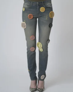 La Piscine Paris Jean slim à pins fantaisie Each Other*Femme Jeans