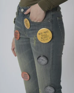 La Piscine Paris Jean slim à pins fantaisie Each Other*Femme Jeans