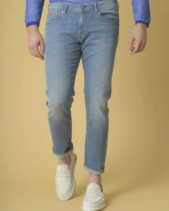 La Piscine Paris Jean slim clair délavé 3D*Homme Jeans