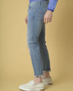 La Piscine Paris Jean slim clair délavé 3D*Homme Jeans