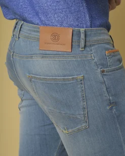 La Piscine Paris Jean slim clair délavé 3D*Homme Jeans