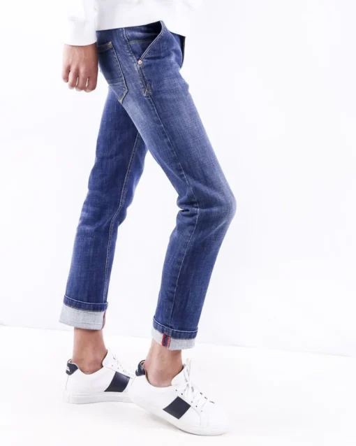 La Piscine Paris Jean slim en coton délavé 3D*Homme Jeans